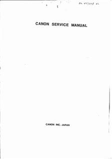 Canon TL manual. Camera Instructions.